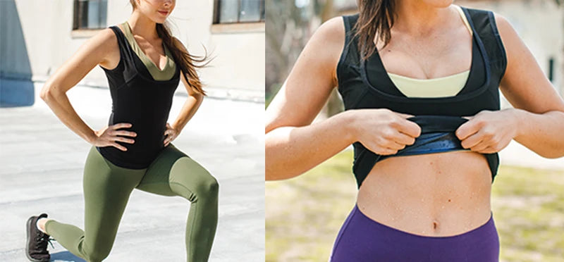 Unisex Neoprene Sauna Vest for Slimming, Waist Training & Fat Burning