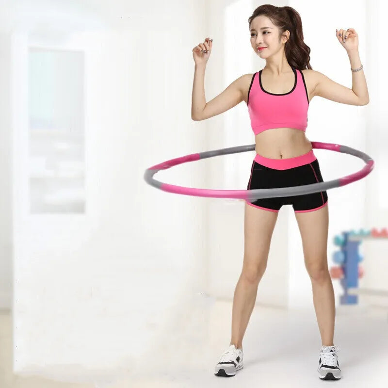 Portable Detachable Fitness Hula Hoop for Waist Training