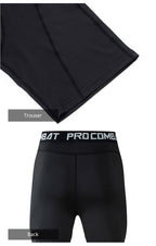 Men's Compression Bodybuilding Shorts - Elastic Skinny Workout Leggings