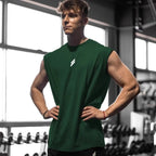 Men's Breathable Loose-Fit Summer Fitness Tank Top - Quick-Dry Sleeveless Training Vest