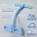 6-Tube Resistance Band Pedal Puller, Multi-Function Tension Rope for Home & Gym Fitness, Yoga, and Sports Exercises