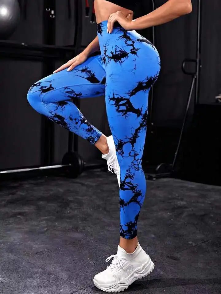 Women's Seamless High-Waist Yoga Leggings for Push-Up Fitness & Gym