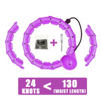 Adjustable Weighted Fitness Hoop for Adult Weight Loss & Plus-Size Workouts