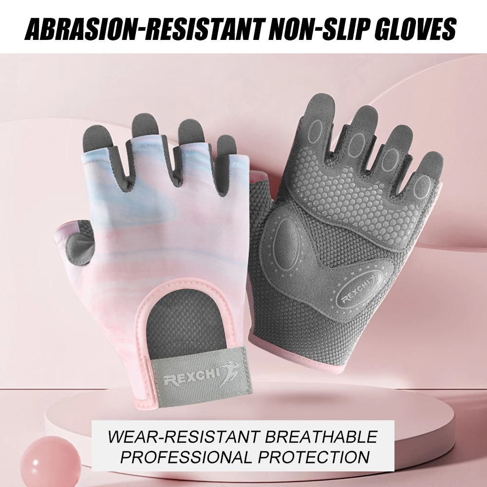 Women's Workout Gloves with Wrist Support for Gym, Lifting, and CrossFit