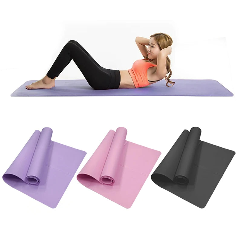 4mm Thick Anti-Slip EVA Yoga Mat for Fitness, Pilates & Gymnastics