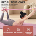 6-Tube Resistance Band Pedal Puller, Multi-Function Tension Rope for Home & Gym Fitness, Yoga, and Sports Exercises