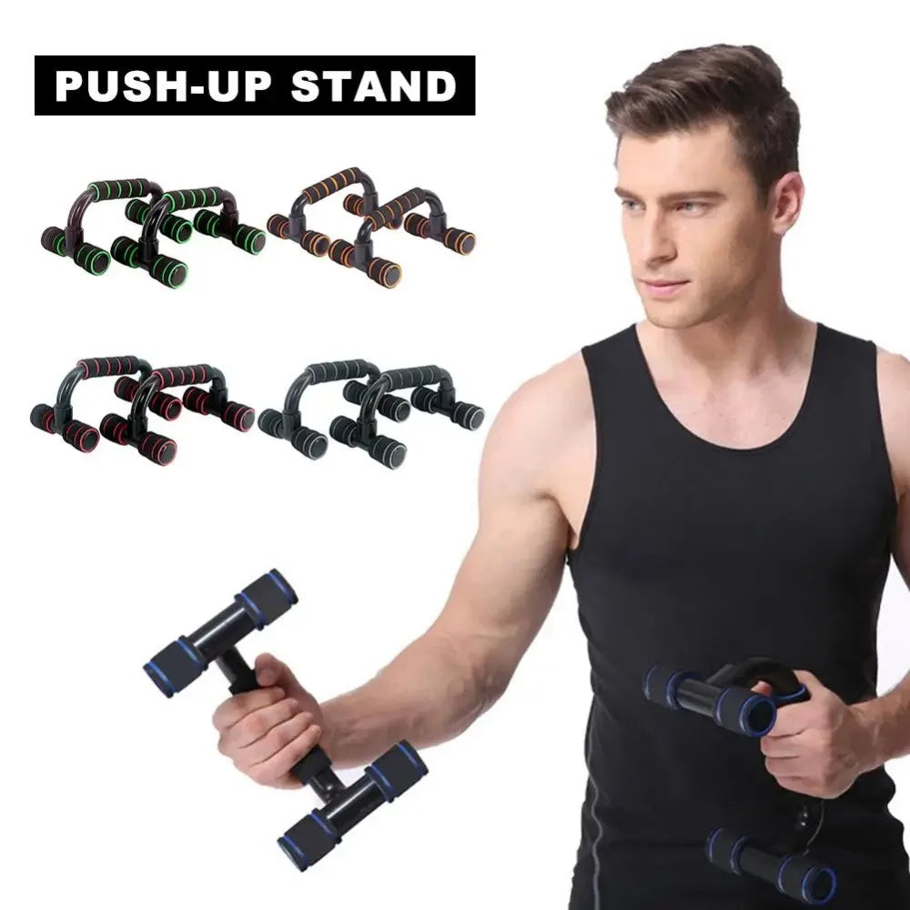 Non-Slip H-Shaped Push-Up Bars for Stable Gym & Calisthenics Workouts