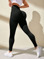 Women's Seamless High-Waist Yoga Crop Pants for Hip-Lifting Fitness