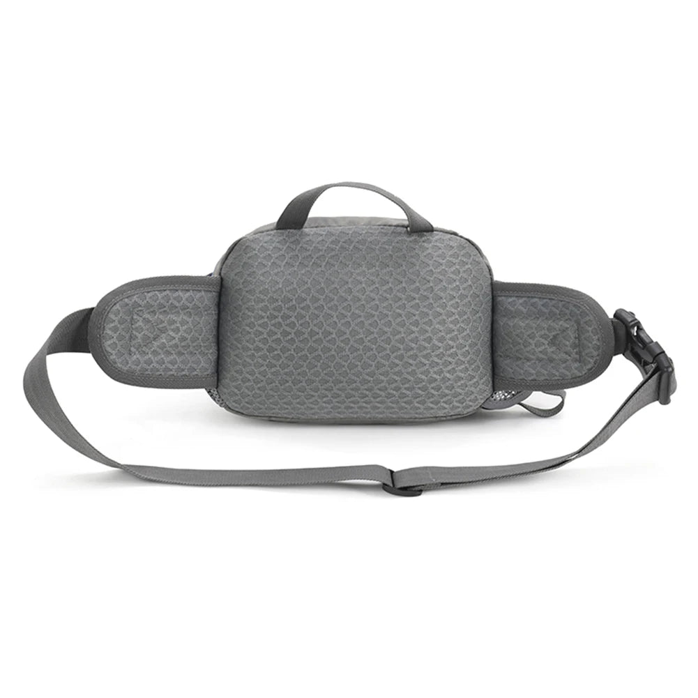 Nylon Running Waist Pack with Bottle Holder for Hiking & Jogging