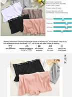 FINETOO 2-Pack Women's Sporty Cotton Underwear | Low-Rise Boyshort