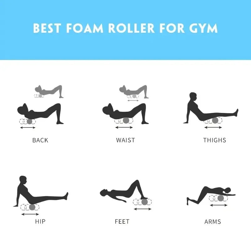 Professional Foam Roller for Yoga & Fitness - Designed for Myofascial Release and Muscle Rehabilitation
