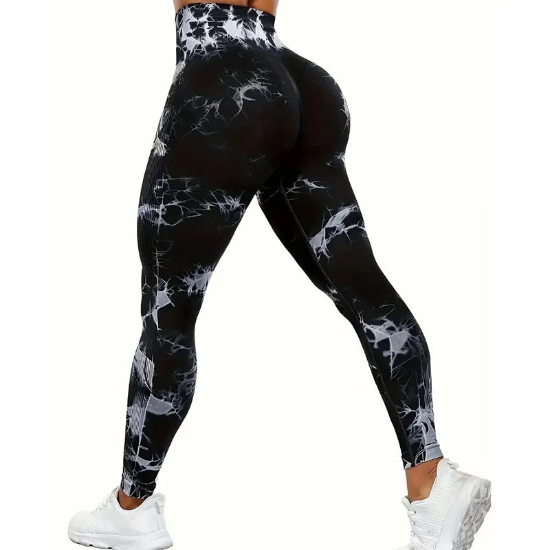 Women's Seamless High-Waist Yoga Leggings for Push-Up Fitness & Gym