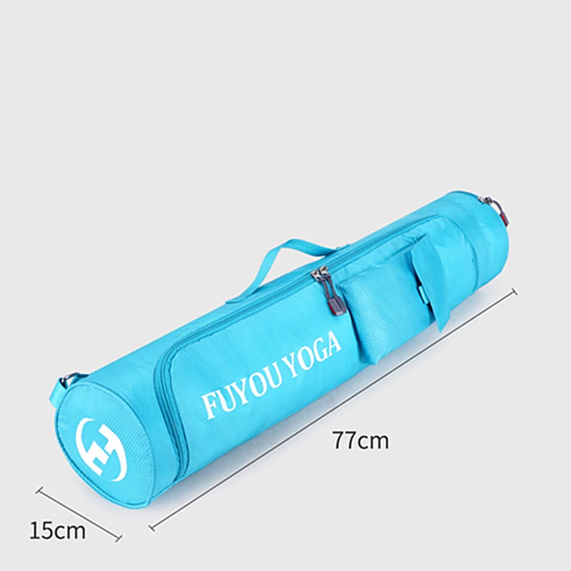 Unisex Printed Yoga Mat Bag - Sports Backpack for Pilates, Fitness & Gym