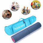 Unisex Printed Yoga Mat Bag - Sports Backpack for Pilates, Fitness & Gym