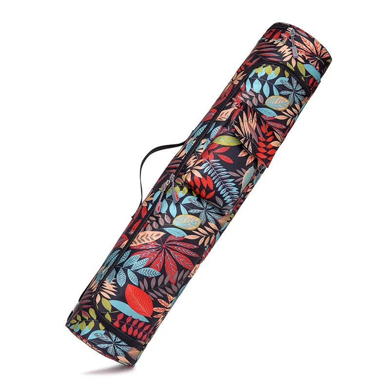 Unisex Printed Yoga Mat Bag - Sports Backpack for Pilates, Fitness & Gym