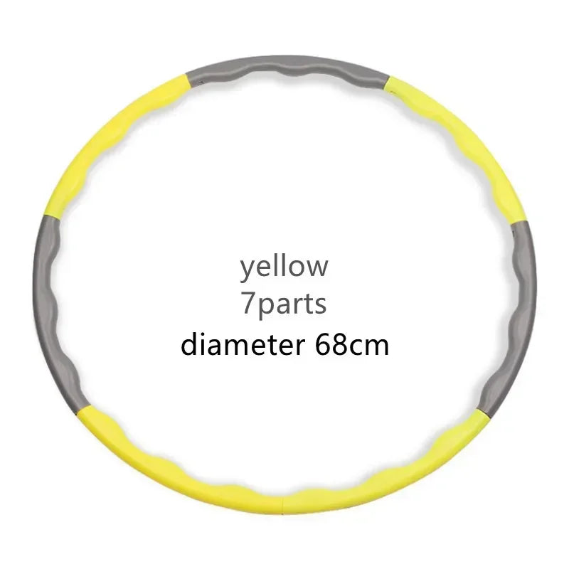 Portable Detachable Fitness Hula Hoop for Waist Training