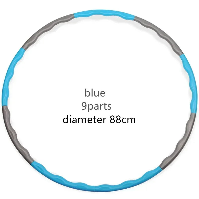 Portable Detachable Fitness Hula Hoop for Waist Training