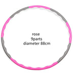 Portable Detachable Fitness Hula Hoop for Waist Training
