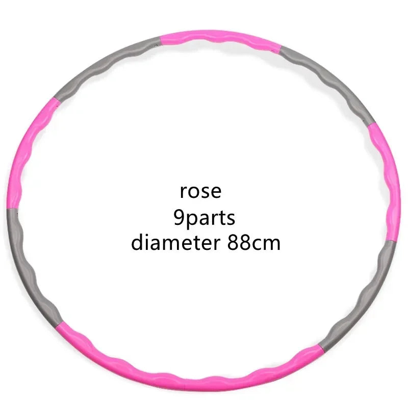 Portable Detachable Fitness Hula Hoop for Waist Training