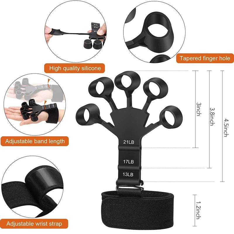 Boost Finger Strength & Dexterity with a 6-Level Finger Gripper