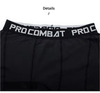 Men's Compression Bodybuilding Shorts - Elastic Skinny Workout Leggings