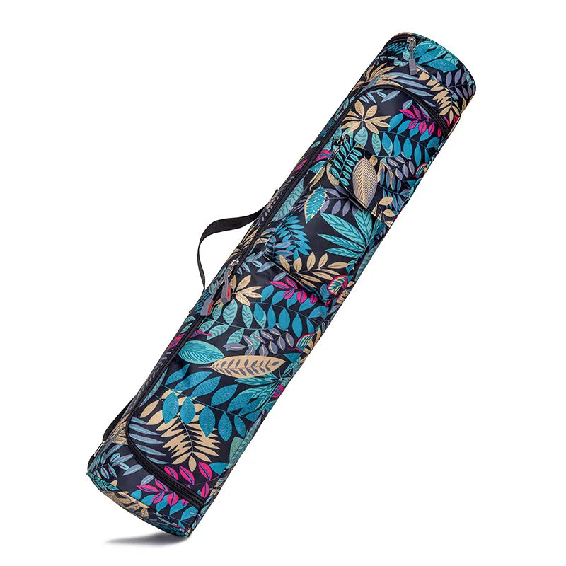 Unisex Printed Yoga Mat Bag - Sports Backpack for Pilates, Fitness & Gym