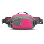 Nylon Running Waist Pack with Bottle Holder for Hiking & Jogging