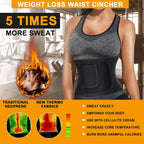 Athletic Sweat Belt & Thermal Stomach Wrap - A Body Shaper for Slimming & Workout Enhancement.