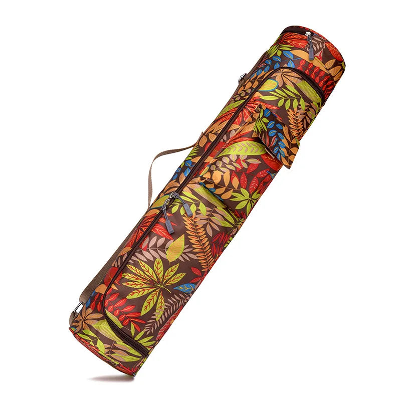 Unisex Printed Yoga Mat Bag - Sports Backpack for Pilates, Fitness & Gym