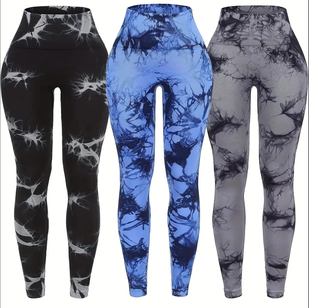 Women's Seamless High-Waist Yoga Leggings for Push-Up Fitness & Gym