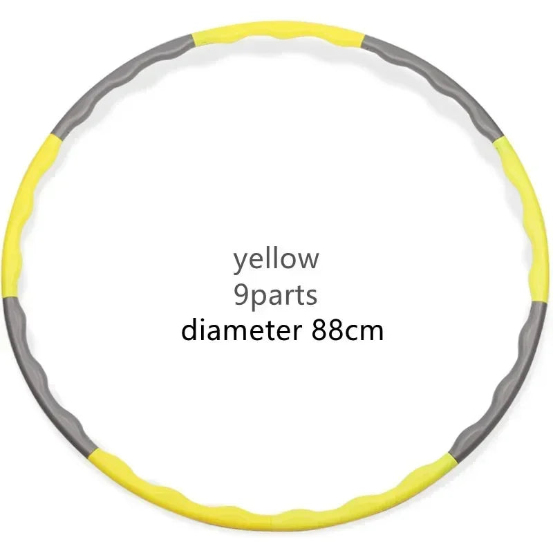 Portable Detachable Fitness Hula Hoop for Waist Training
