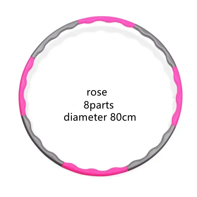 Portable Detachable Fitness Hula Hoop for Waist Training