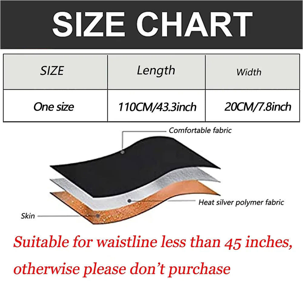 Athletic Sweat Belt & Thermal Stomach Wrap - A Body Shaper for Slimming & Workout Enhancement.