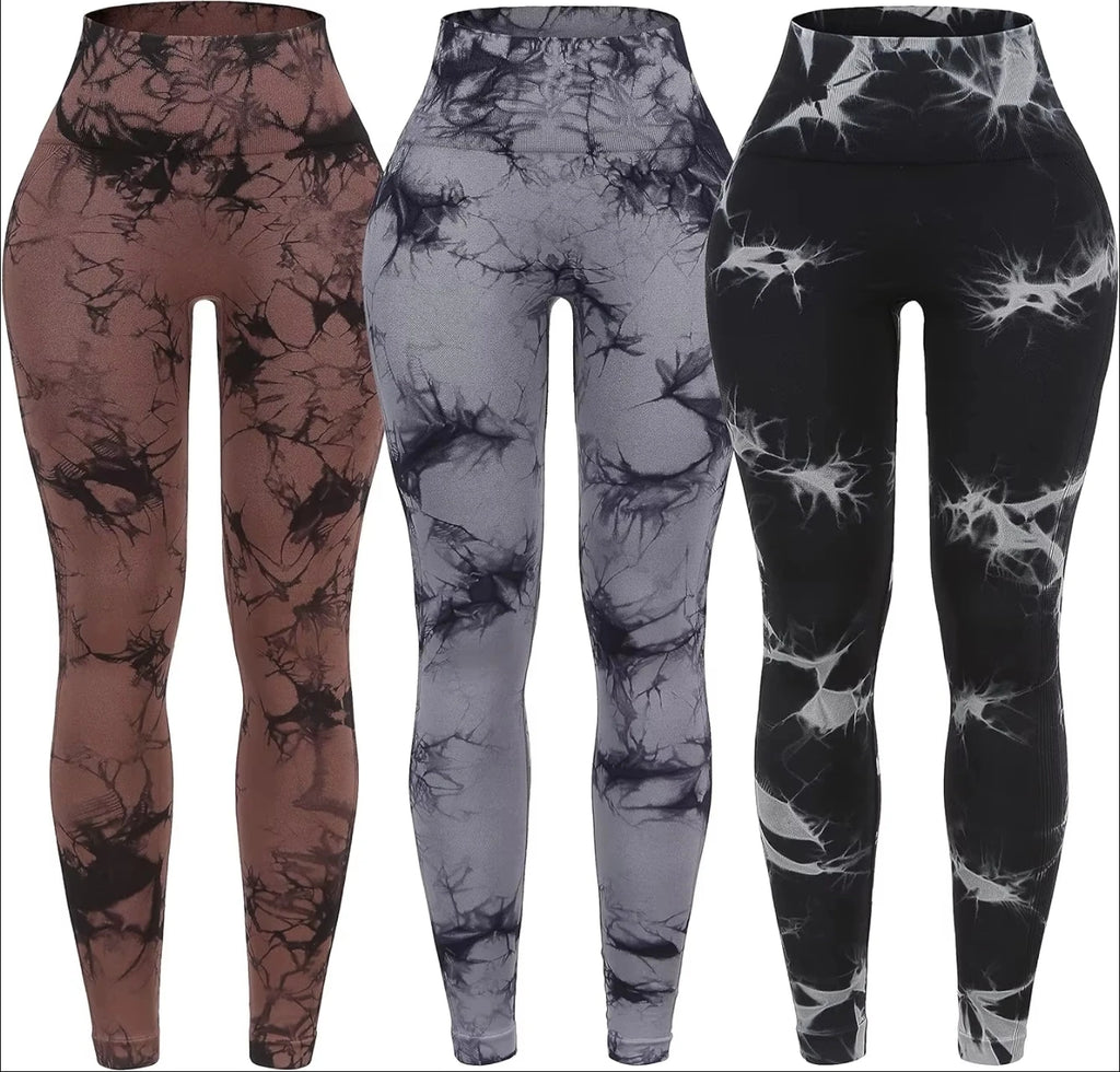 Women's Seamless High-Waist Yoga Leggings for Push-Up Fitness & Gym