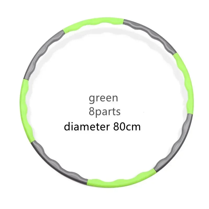 Portable Detachable Fitness Hula Hoop for Waist Training