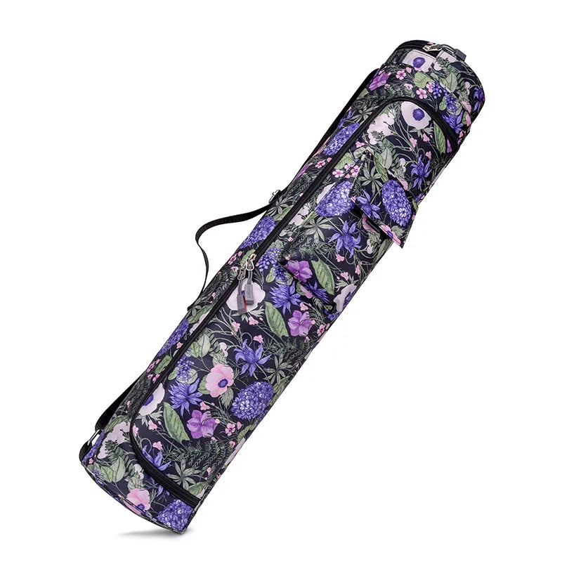 Unisex Printed Yoga Mat Bag - Sports Backpack for Pilates, Fitness & Gym