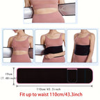 Athletic Sweat Belt & Thermal Stomach Wrap - A Body Shaper for Slimming & Workout Enhancement.