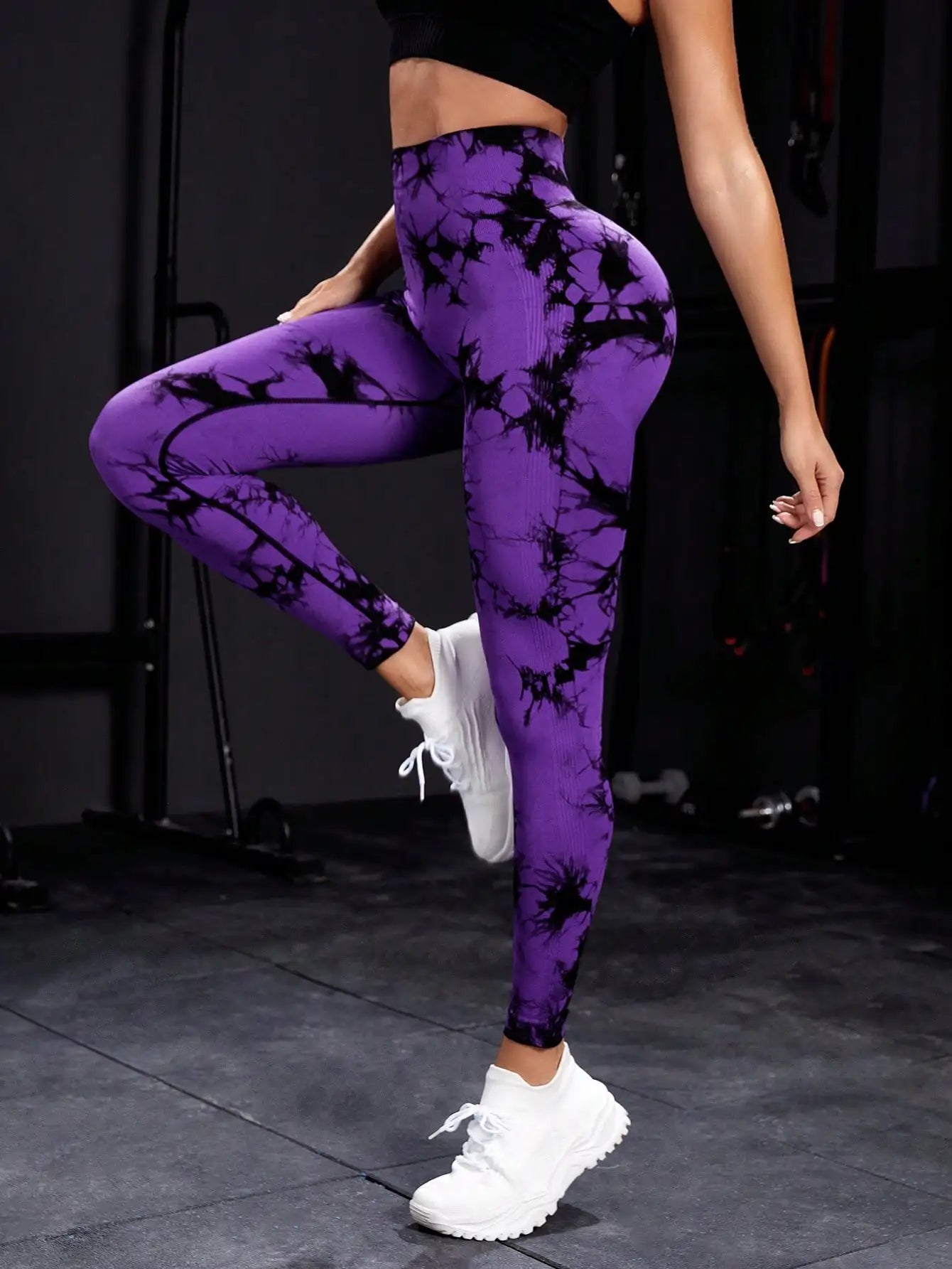 Women's Seamless High-Waist Yoga Leggings for Push-Up Fitness & Gym