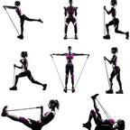 Unisex Resistance Bands with Handles for Home Strength Training