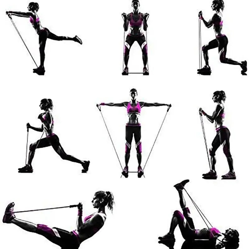 Unisex Resistance Bands with Handles for Home Strength Training