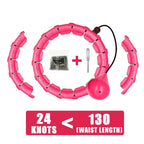 Adjustable Weighted Fitness Hoop for Adult Weight Loss & Plus-Size Workouts