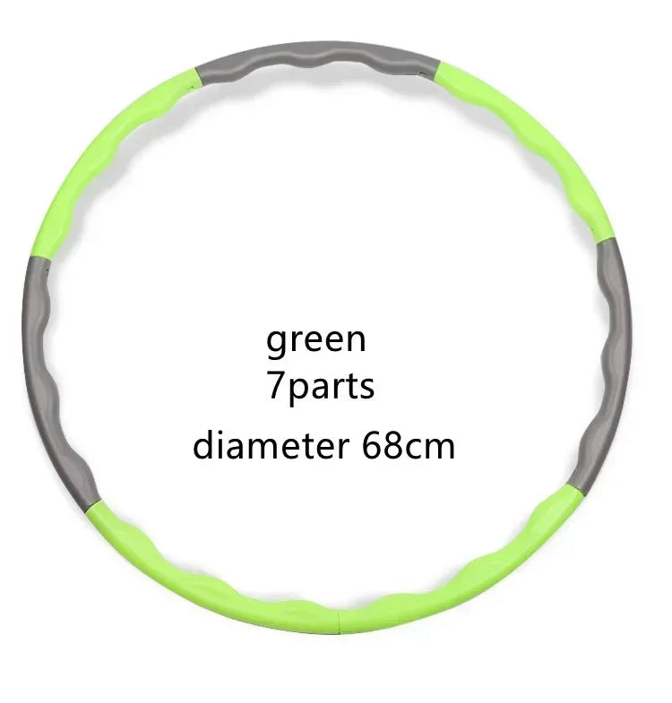 Portable Detachable Fitness Hula Hoop for Waist Training