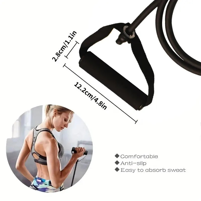 Unisex Resistance Bands with Handles for Home Strength Training
