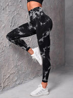 Women's Seamless High-Waist Yoga Leggings for Push-Up Fitness & Gym