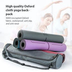 Unisex Printed Yoga Mat Bag - Sports Backpack for Pilates, Fitness & Gym