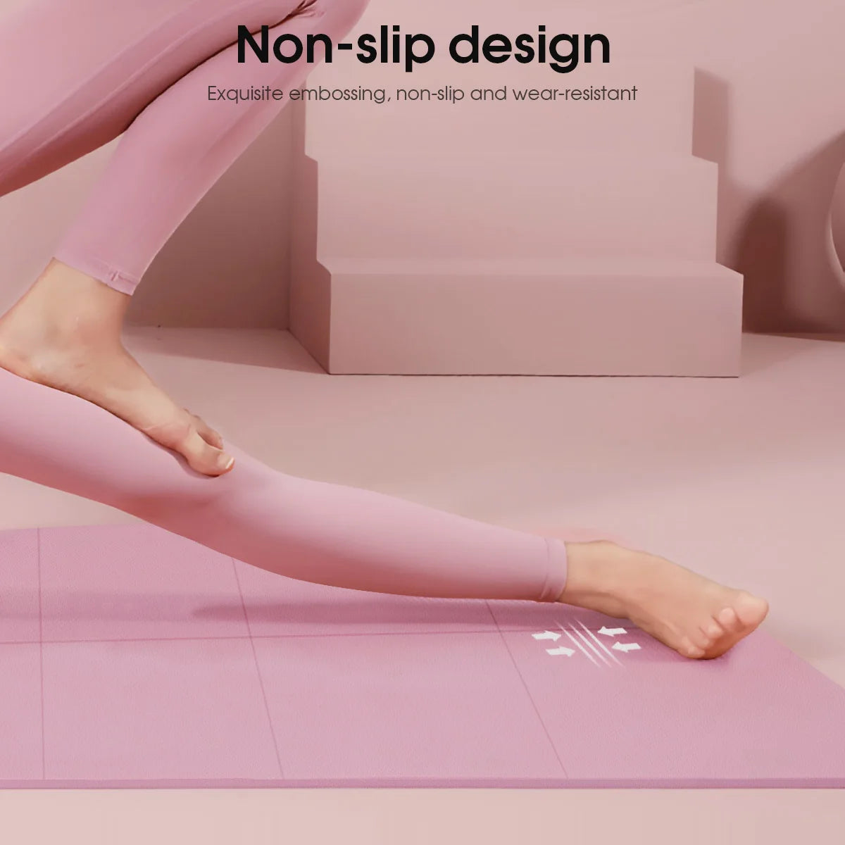 4mm Thick Anti-Slip EVA Yoga Mat for Fitness, Pilates & Gymnastics