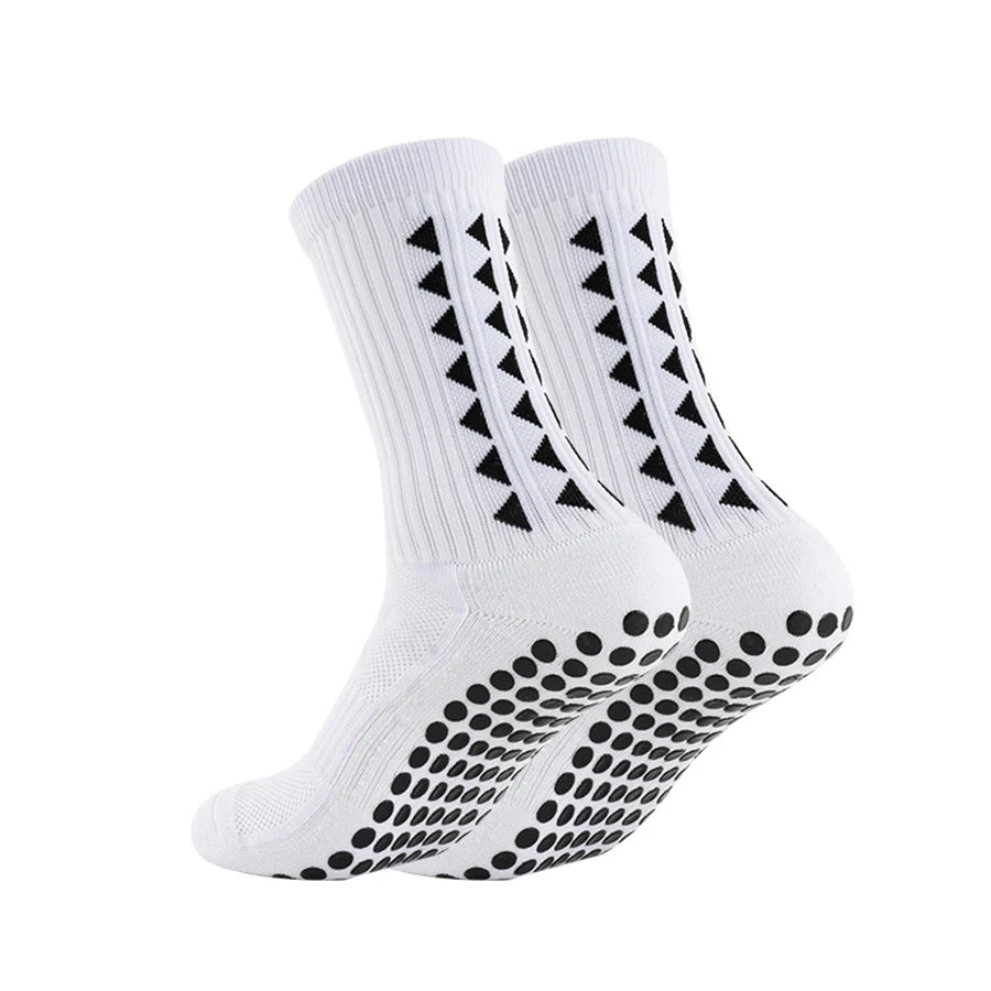 6 Pairs Unisex Grip Sport Socks for Football, Rugby, Cycling & Running