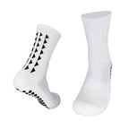 6 Pairs Unisex Grip Sport Socks for Football, Rugby, Cycling & Running
