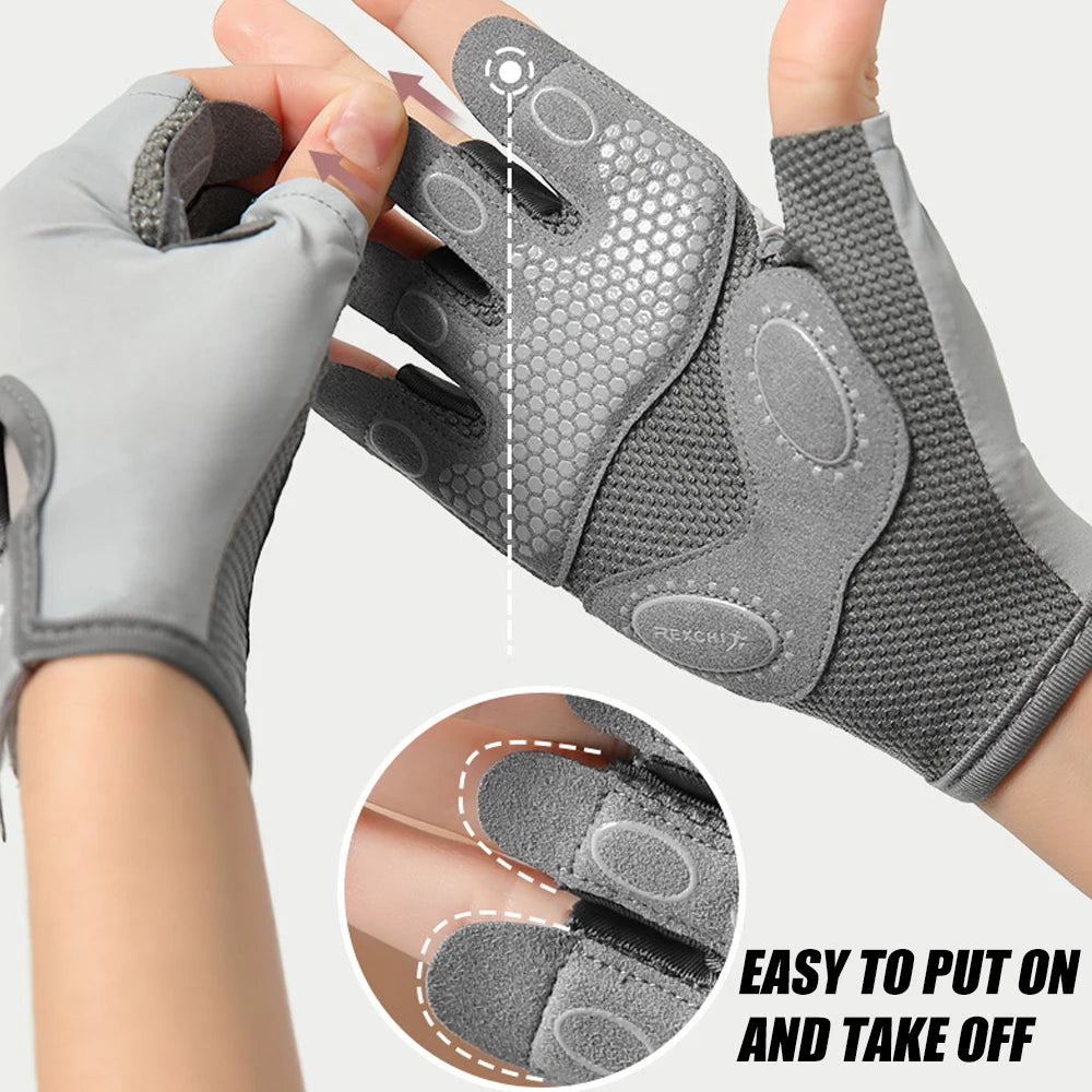 Women's Workout Gloves with Wrist Support for Gym, Lifting, and CrossFit