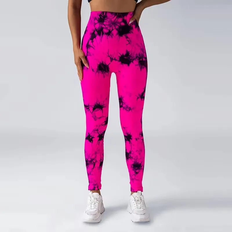 Women's Seamless High-Waist Yoga Leggings for Push-Up Fitness & Gym